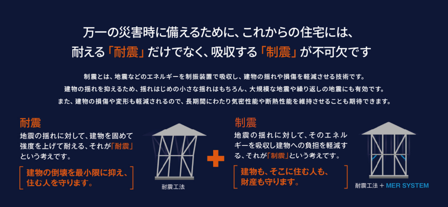 高い耐震性能