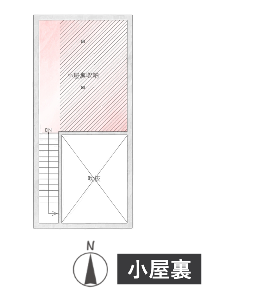 25坪前後の平屋3LDK間取り事例