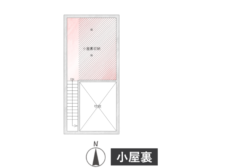 回遊動線+機能的な収納を備えた間取り