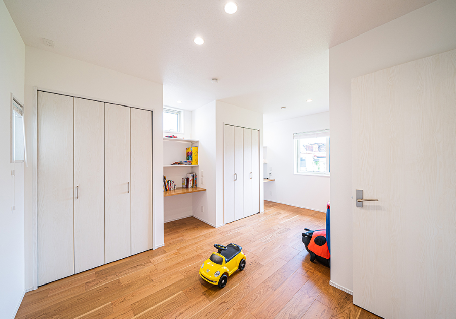 子供の成長に寄り添うフレキシブルな子供部屋プラン