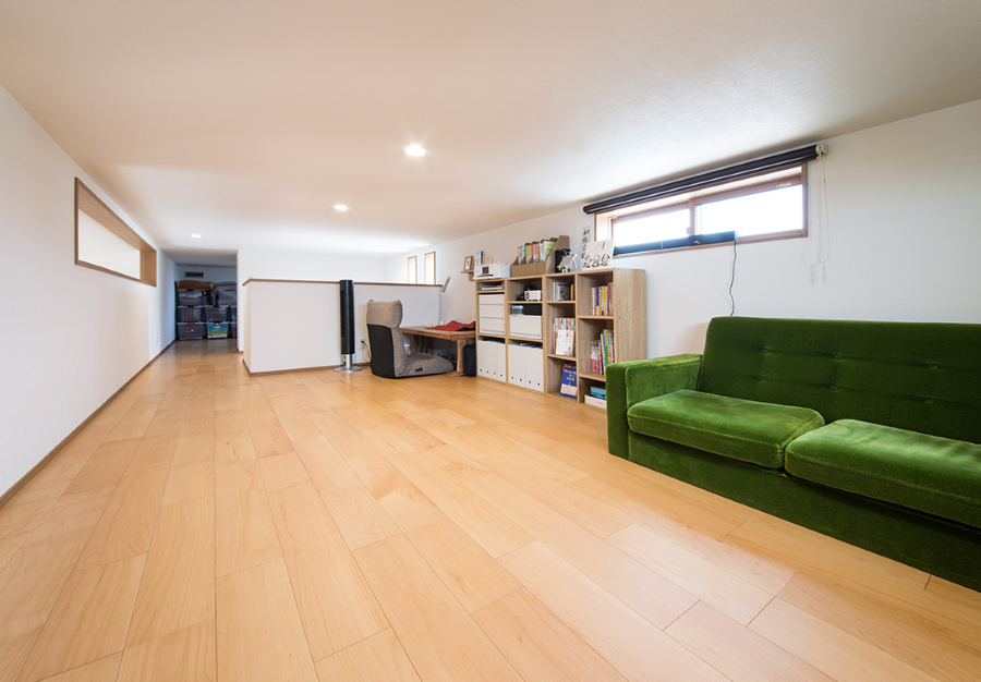 遊び心を満たす小屋裏は家族とつながる秘密基地