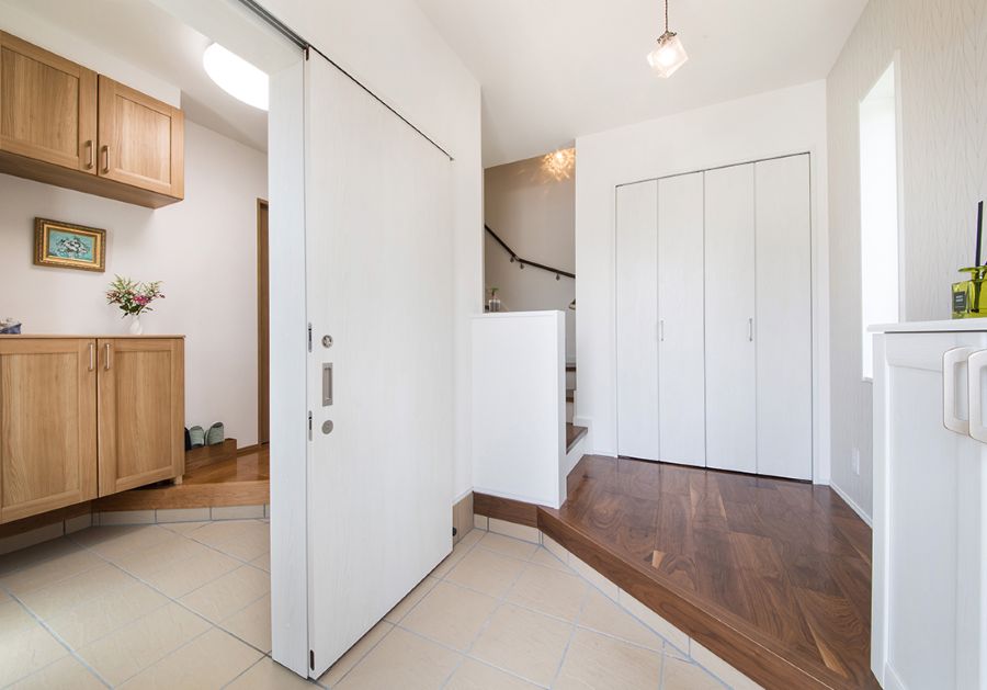 実例3：自分らしく暮らす、一部共有型の二世帯住宅