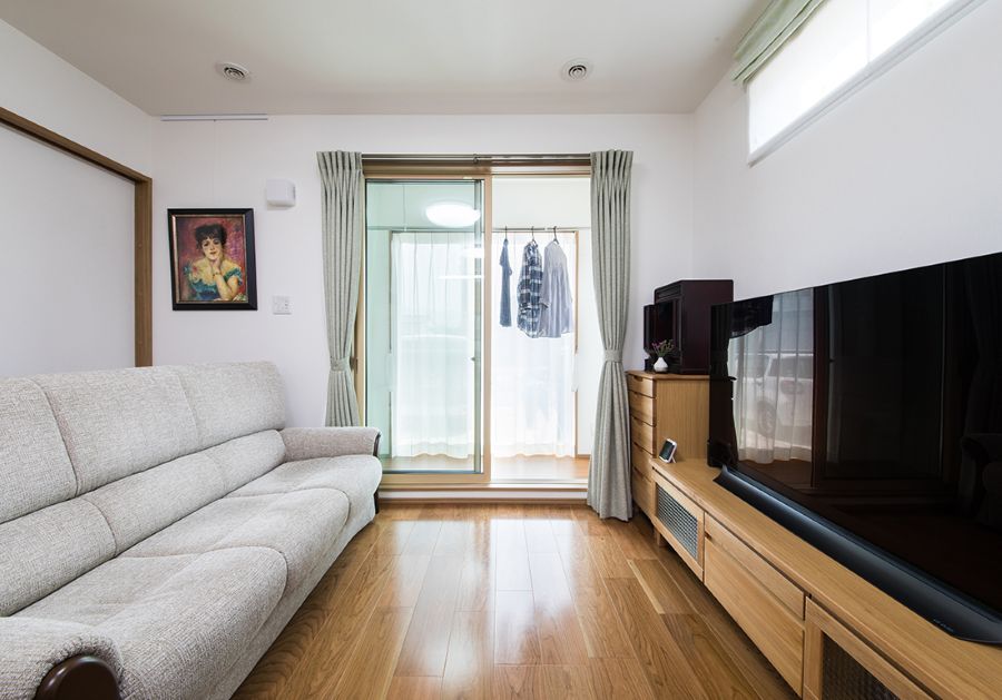 実例3：自分らしく暮らす、一部共有型の二世帯住宅