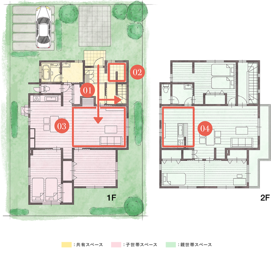 アエラホームが「家族の“ちょうどいい距離感”」を設計します