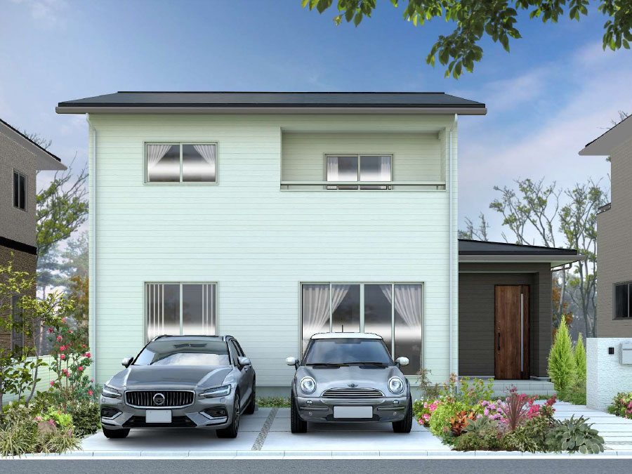 【事例1 30坪台】間取りを徹底的に効率化！コンパクトな5LDK