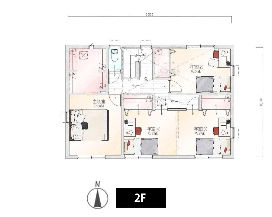 【事例3 約40坪】スムーズな家事動線と二世帯同居を見据えた5LDK