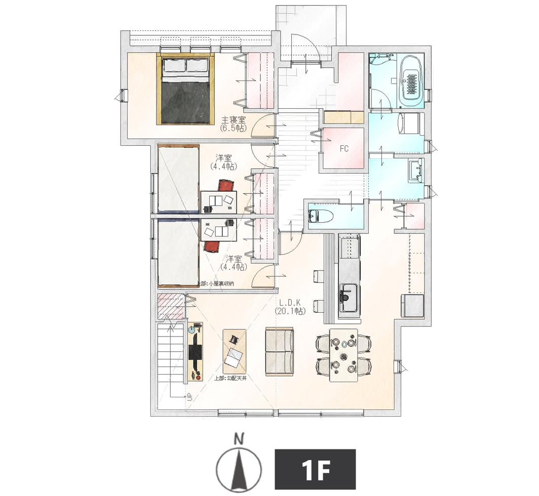 間取り1F