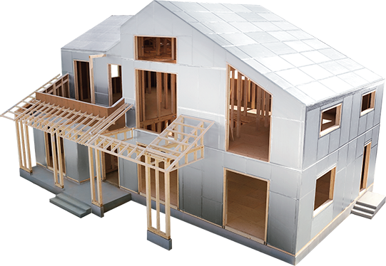 「外張屋根断熱」+「W遮熱」の家